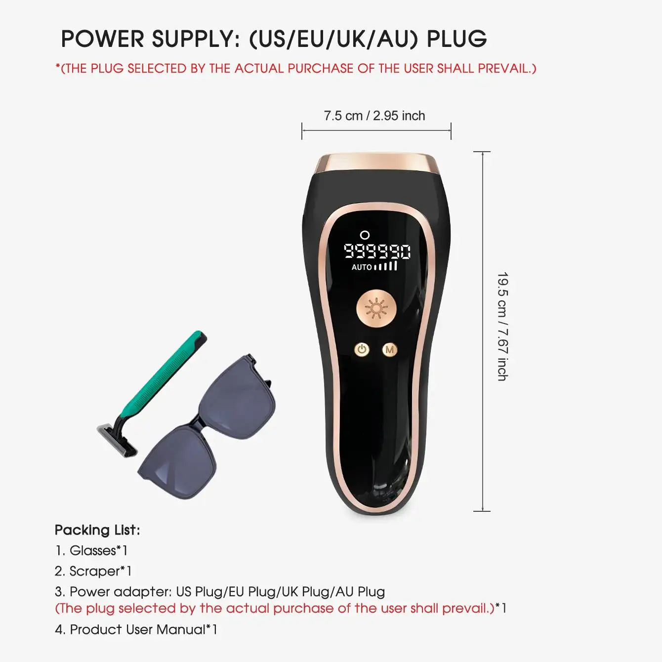 Laser Hair Removal , 999,990 Flashesator
ليزر لإزالة الشعر في المنزل ب999,990 ومضة