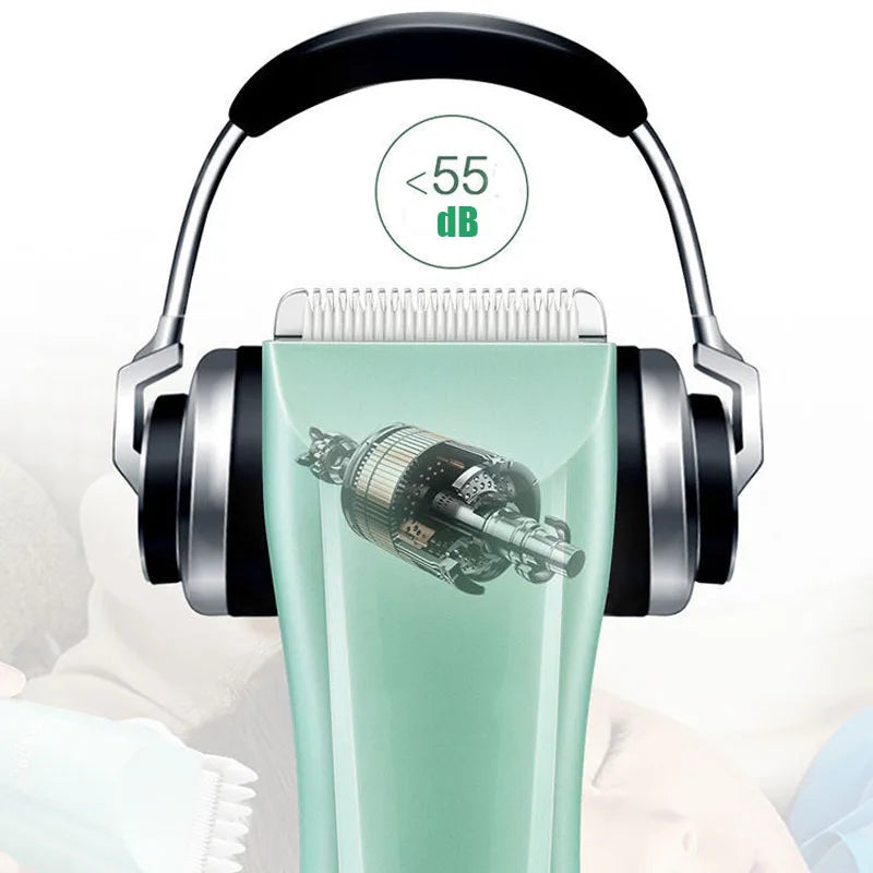 Quiet Electric Children's Hair Clipper
ماكينة قص الشعر الكهربائية للأطفال
